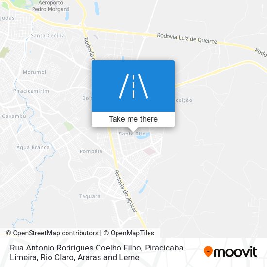 Rua Antonio Rodrigues Coelho Filho map