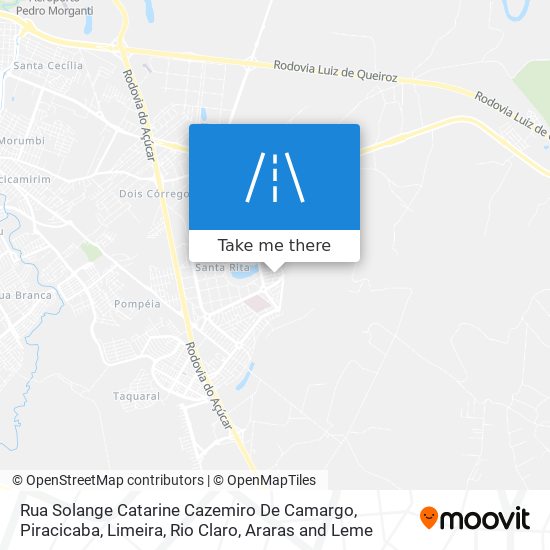 Rua Solange Catarine Cazemiro De Camargo map