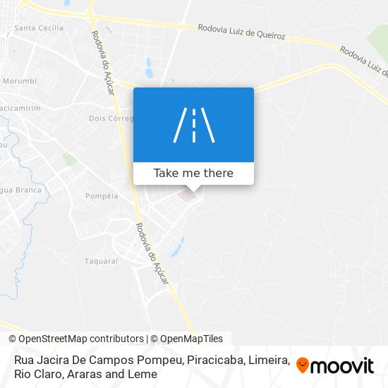 Mapa Rua Jacira De Campos Pompeu