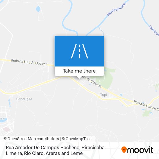 Mapa Rua Amador De Campos Pacheco