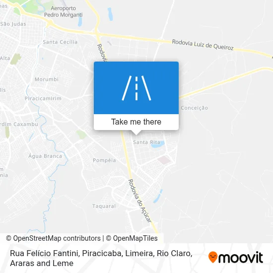 Rua Felício Fantini map