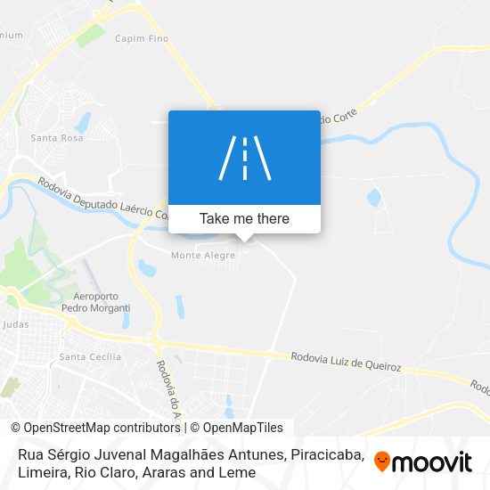 Rua Sérgio Juvenal Magalhães Antunes map