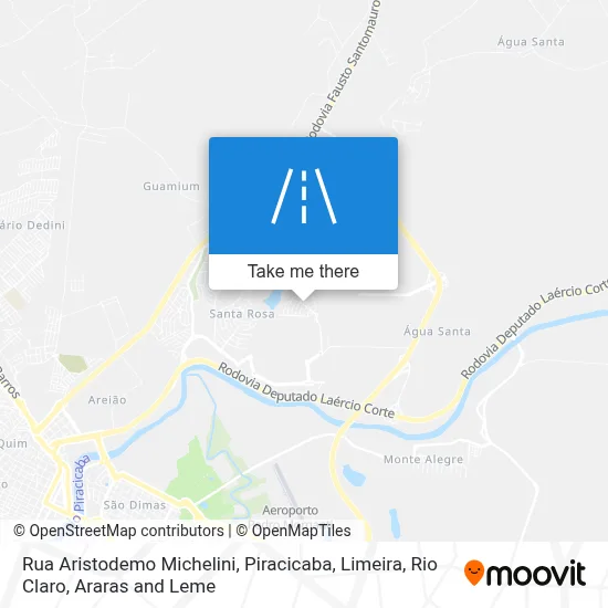 Rua Aristodemo Michelini map