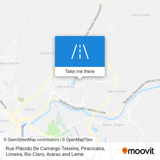 Rua Plácido De Camargo Teixeira map