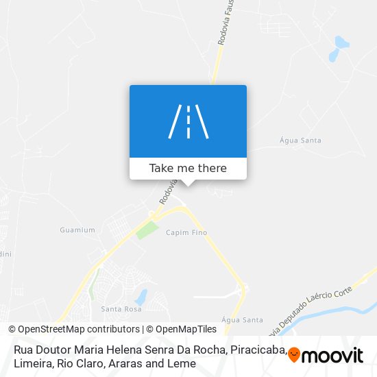 Mapa Rua Doutor Maria Helena Senra Da Rocha