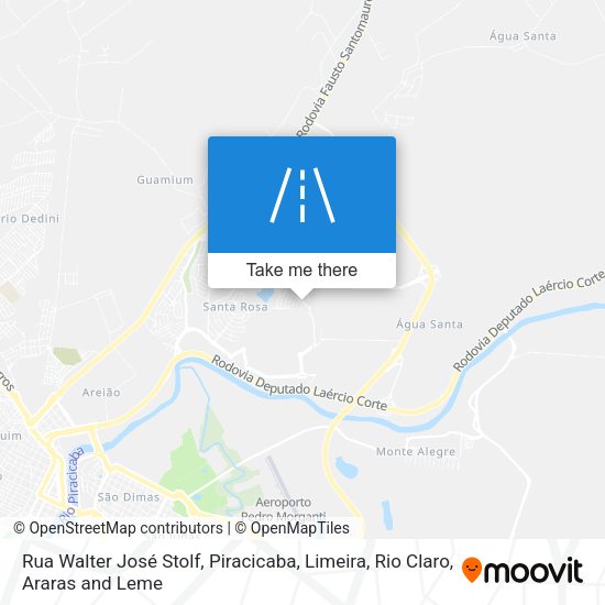 Rua Walter José Stolf map