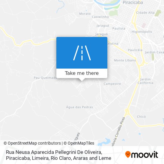 Rua Neusa Aparecida Pellegrini De Oliveira map