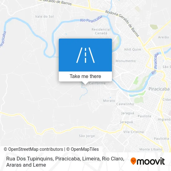 Rua Dos Tupinquins map