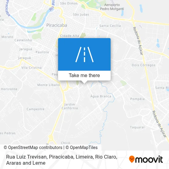 Rua Luiz Trevisan map