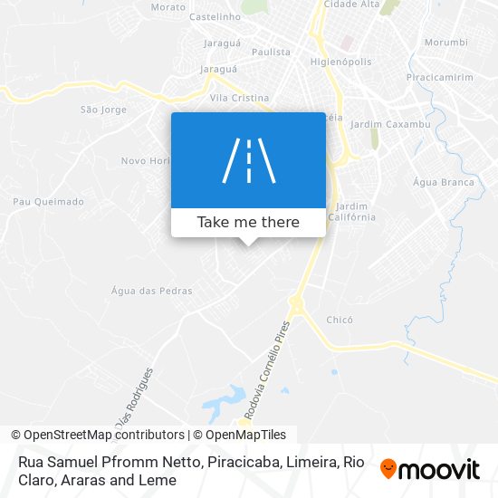 Rua Samuel Pfromm Netto map