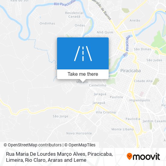 Mapa Rua Maria De Lourdes Março Alves