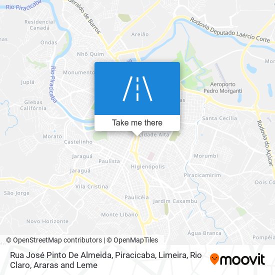 Rua José Pinto De Almeida map