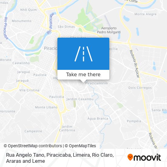 Rua Angelo Tano map