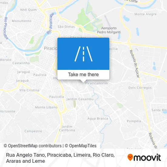 Rua Angelo Tano map