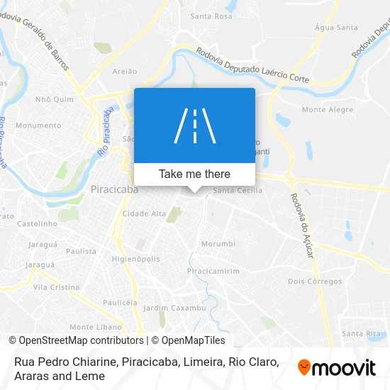 Rua Pedro Chiarine map