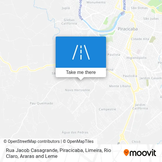 Rua Jacob Casagrande map