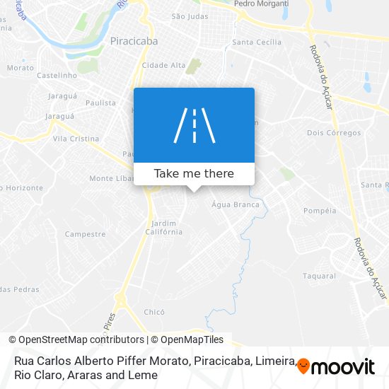 Rua Carlos Alberto Piffer Morato map