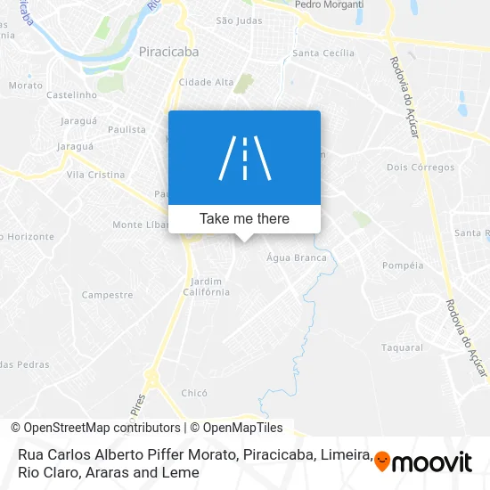 Rua Carlos Alberto Piffer Morato map