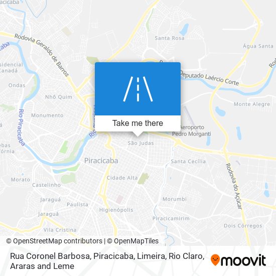 Mapa Rua Coronel Barbosa