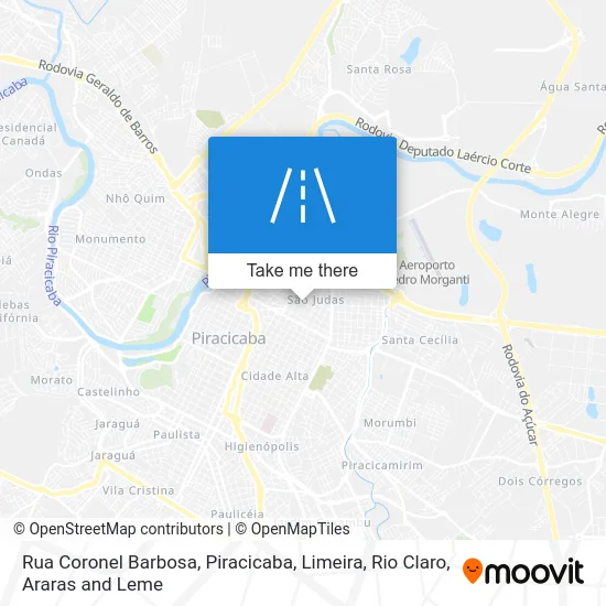 Rua Coronel Barbosa map