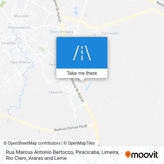 Rua Marcus Antonio Bertocco map