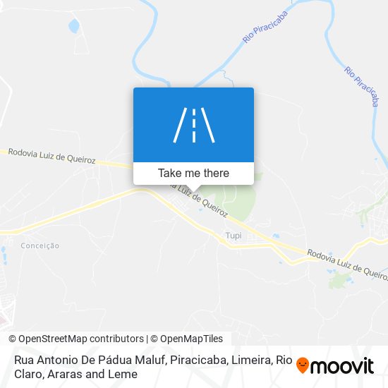 Mapa Rua Antonio De Pádua Maluf