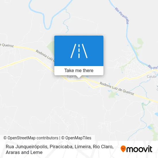 Rua Junqueirópolis map