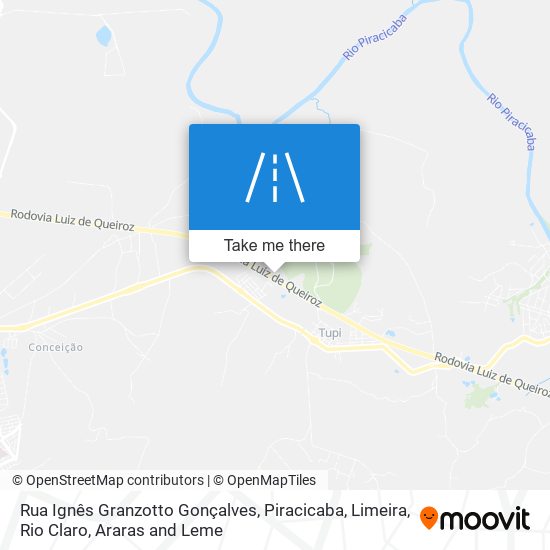 Mapa Rua Ignês Granzotto Gonçalves