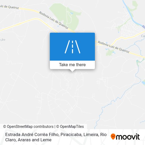 Estrada André Corrêa Filho map