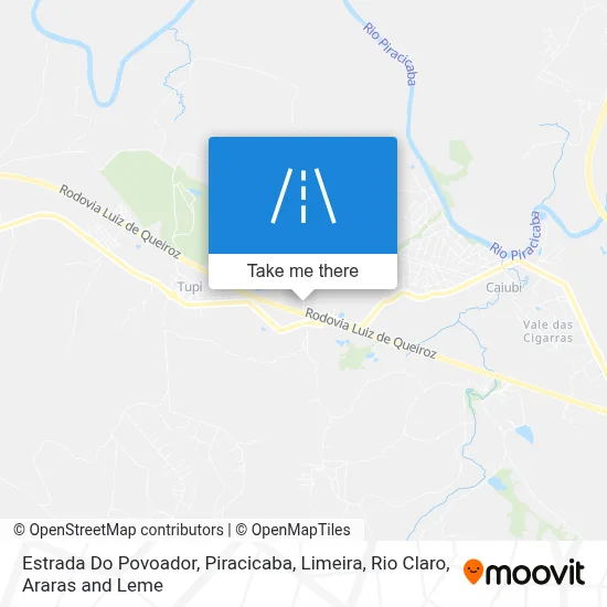 Estrada Do Povoador map
