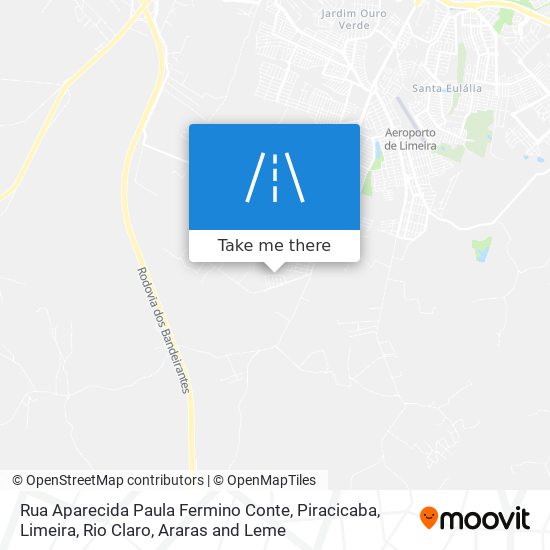 Mapa Rua Aparecida Paula Fermino Conte