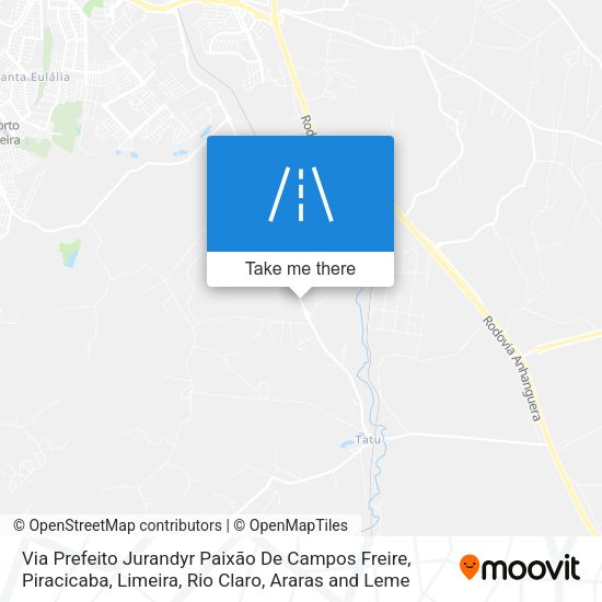 Via Prefeito Jurandyr Paixão De Campos Freire map