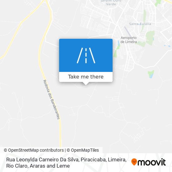 Mapa Rua Leonylda Carneiro Da Silva