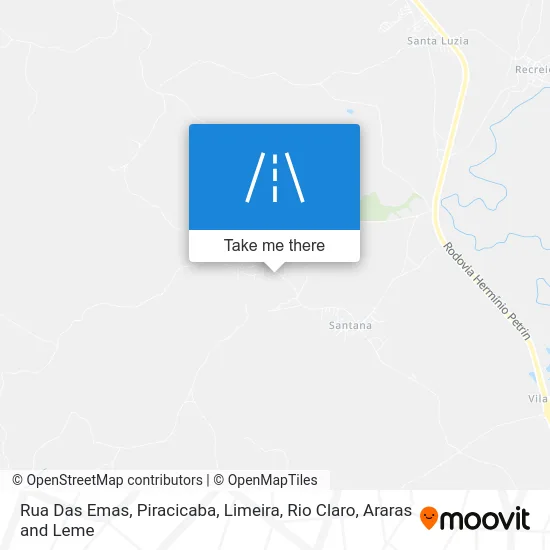 Rua Das Emas map