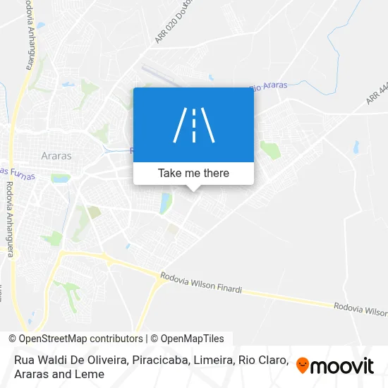 Rua Waldi De Oliveira map