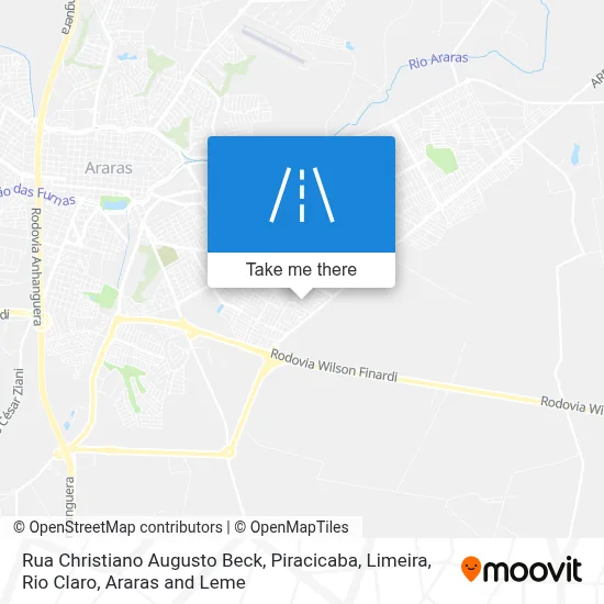 Rua Christiano Augusto Beck map