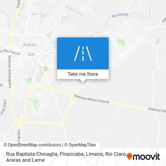 Rua Baptista Chinaglia map