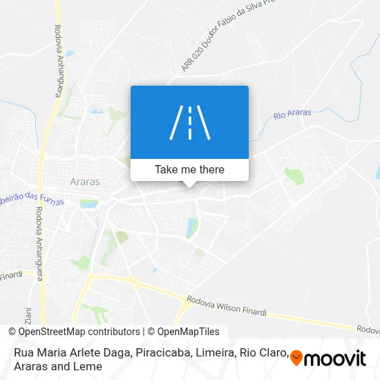 Rua Maria Arlete Daga map