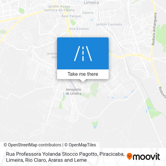 Rua Professora Yolanda Stocco Pagotto map