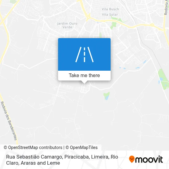Rua Sebastião Camargo map
