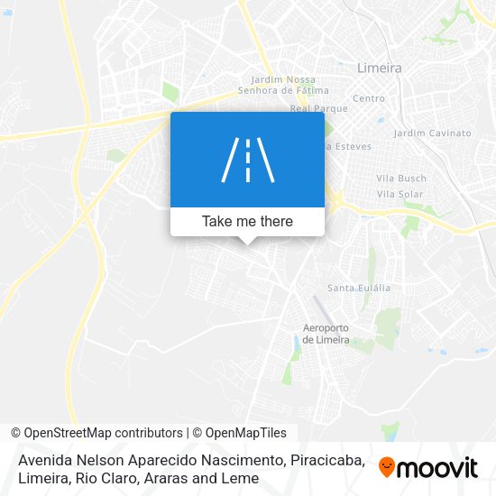 Avenida Nelson Aparecido Nascimento map