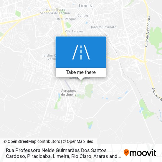 Rua Professora Neide Guimarães Dos Santos Cardoso map