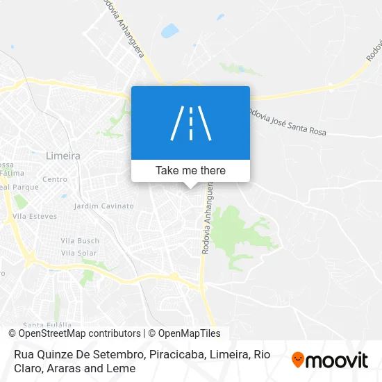 Rua Quinze De Setembro map