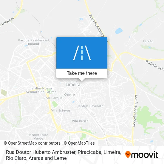 Rua Doutor Huberto Ambruster map