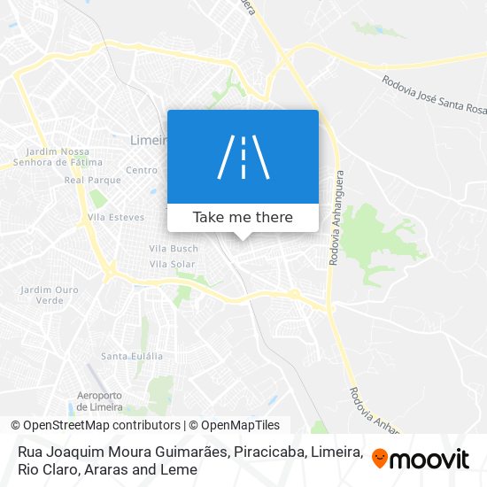 Rua Joaquim Moura Guimarães map