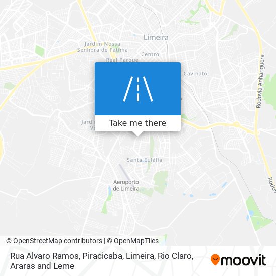 Mapa Rua Alvaro Ramos