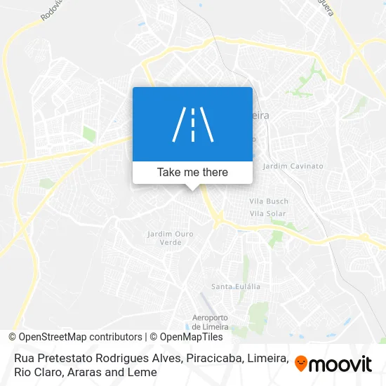 Rua Pretestato Rodrigues Alves map