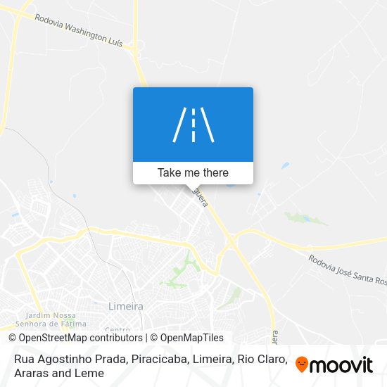 Rua Agostinho Prada map