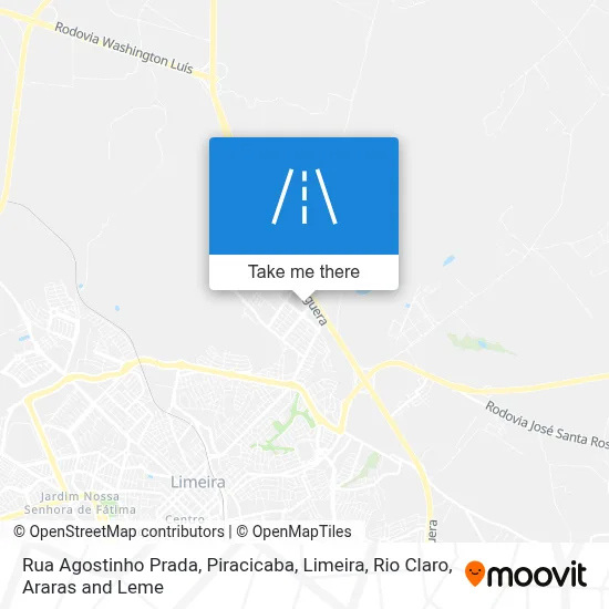 Rua Agostinho Prada map