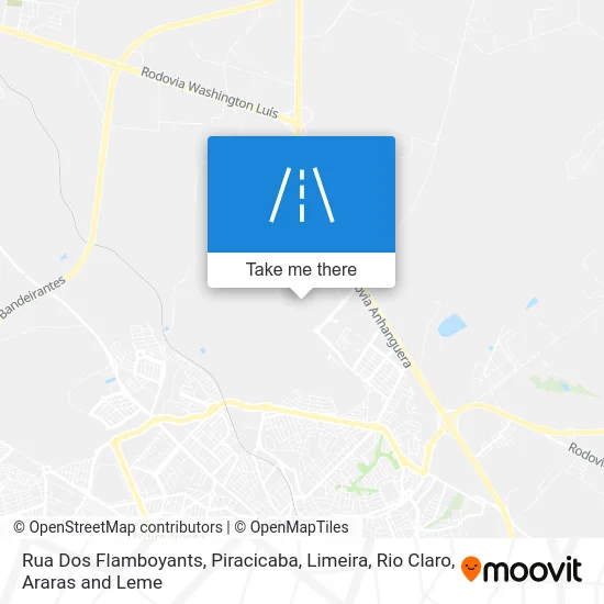 Rua Dos Flamboyants map